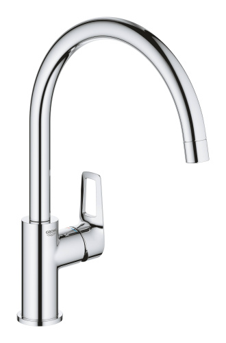 картинка смеситель для кухни grohe 31232001 хром