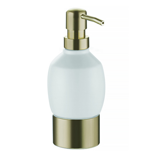 картинка Дозатор жидкого мыла Azario ELVIA керамический настольный, бронза (AZ-128-A) от магазина Сантехстрой