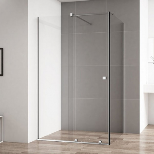 картинка Душевой уголок Cezares Stream STREAM-AH-1-120/90-C-Cr 120x90 профиль Хром стекло прозрачное от магазина Сантехстрой