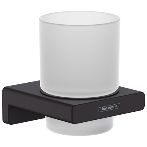 картинка HG AddStoris Стакан для зубных щеток, цвет: матовый черный от магазина Сантехстрой