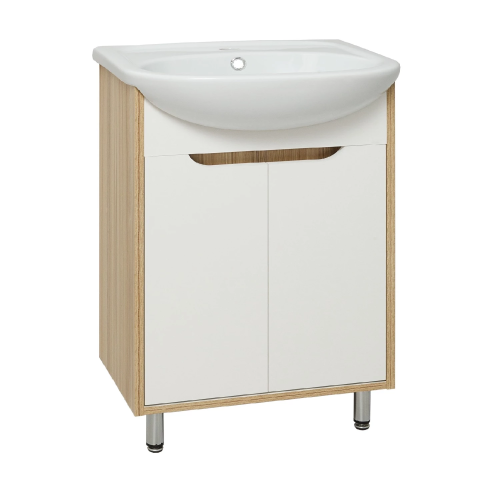 картинка Тумба под раковину Runo  (под умывальник Уют 60) Эко 60 (00000001144) от магазина Сантехстрой