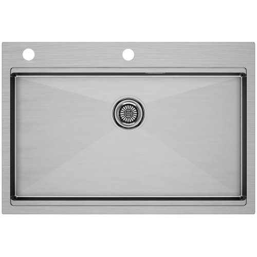 картинка Кухонная мойка Paulmark Vast Pro нержавеющая сталь PM707551-BS от магазина Сантехстрой