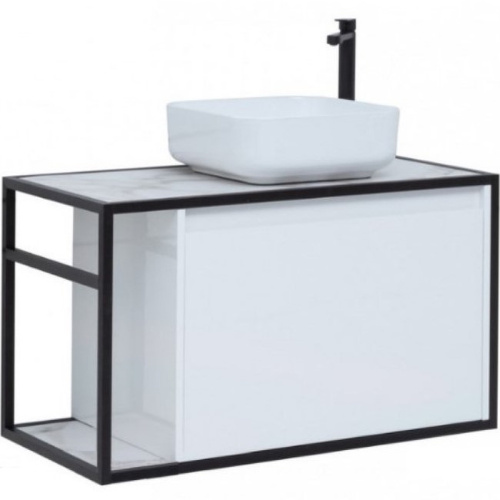 картинка Тумба под раковину Aquanet 261652 Белая от магазина Сантехстрой