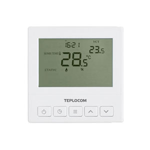 картинка Встраиваемый программируемый комнатный термостат TEPLOCOM TS-Prog-220/3A БАСТИОН от магазина Сантехстрой