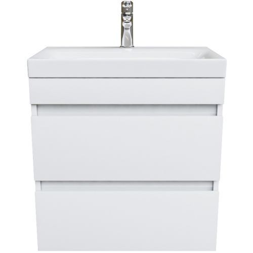 картинка Тумба с умывальником IDDIS подвесная с ящиками, белая, 60 см, Zodiac. Подходит ум. 3506000i28 (ZOD6CB0i95K) от магазина Сантехстрой