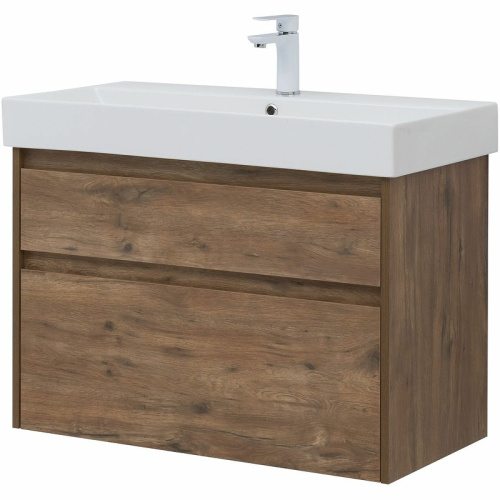 картинка Тумба под раковину Aquanet 249954 Коричневая от магазина Сантехстрой