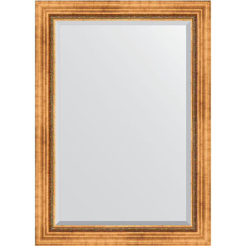 картинка Зеркало Evoform Exclusive 106х76 BY 3464 с фацетом в багетной раме - Римское золото 88 мм от магазина Сантехстрой
