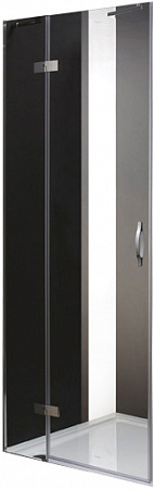 картинка Душевая дверь в нишу Cezares BERGAMO-W-60/40-C-Cr-L-IV стекло прозрачное от магазина Сантехстрой