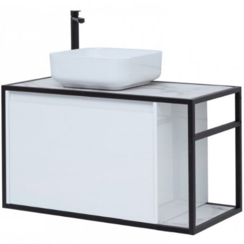 картинка Тумба под раковину Aquanet 261651 Белая от магазина Сантехстрой