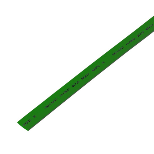 картинка Трубка термоусаживаемая ТУТ нг 8,0/4,0мм,  зеленая,  упаковка 50 шт.  по 1м REXANT от магазина Сантехстрой