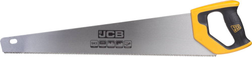картинка Ножовка JCB по дереву, полотно из стали SK5, 3-х гранные зубья, двухкомпонентная рукоятка, 550мм от магазина Сантехстрой