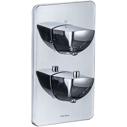фотография смеситель для душа allen brau infinity 5.21216-00 с термостатом хром