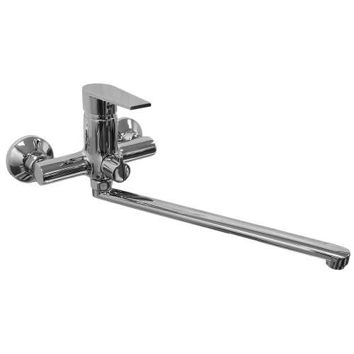 изображение смеситель для ванны loranto sofia керамический картридж, длинный излив, хром (lr90273000)