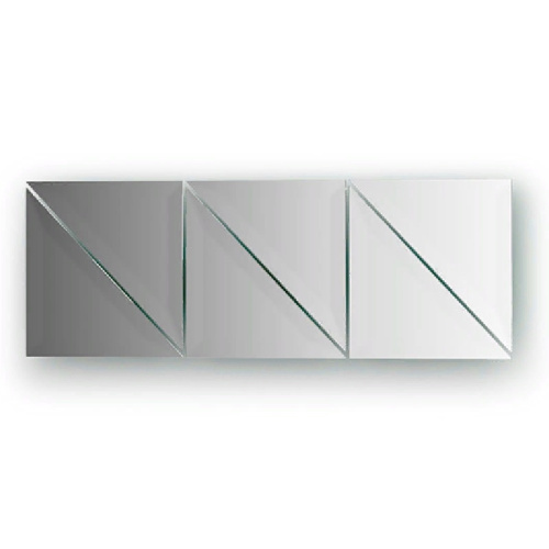 картинка Зеркальная плитка Evoform Refractive 50х50 с фацетом 15 мм от магазина Сантехстрой