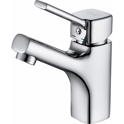фотография смеситель для раковины d&k da1492101 хром