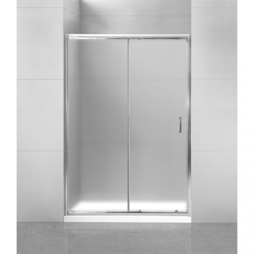 картинка Душевая дверь в нишу BelBagno Uno UNO-195-BF-1-150-P-Cr 150 рифленое стекло от магазина Сантехстрой