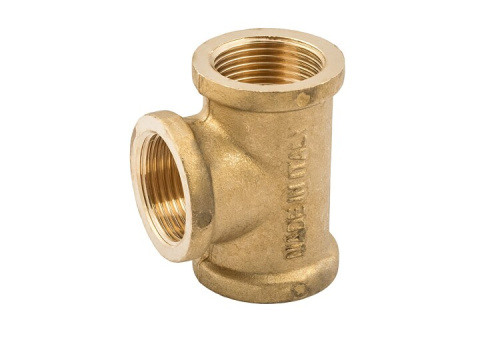картинка Тройник, ВВВ, 1 1/4", 1 1/4", 1 1/4", латунь, равнопроходной от магазина Сантехстрой