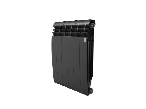 картинка Радиатор алюминиевый Royal Thermo Biliner Alum 500 Noir Sable - 6 секц. от магазина Сантехстрой