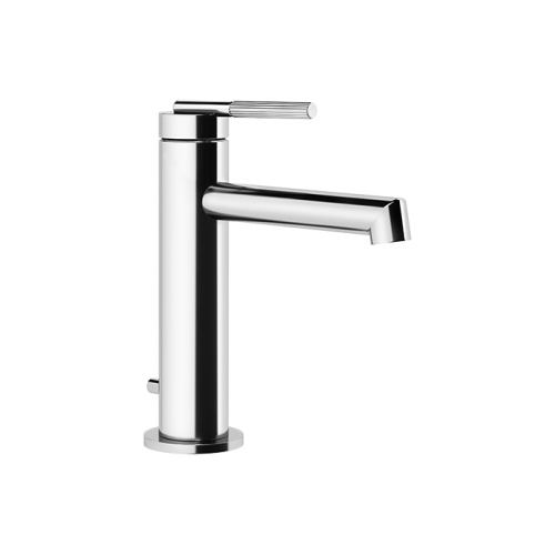 фотография gessi ingranaggio смеситель для раковины с донным клапаном и соединительными шлангами, цвет: хром