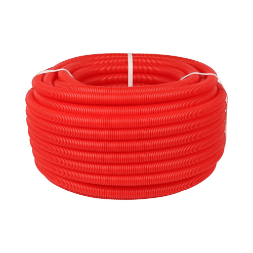 картинка Труба гофрированная CorrugatedPipe 28mm 50м, красная, VALFEX от магазина Сантехстрой