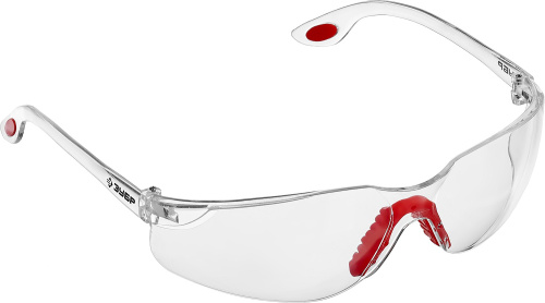 картинка Защитные прозрачные очки ЗУБР СПЕКТР 3 широкая монолинза, открытого типа от магазина Сантехстрой