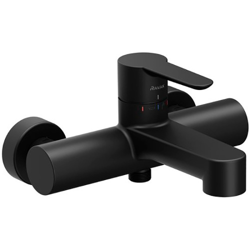 изображение смеситель для ванны ravak puri pu 022.20/150 x070185 черный матовый