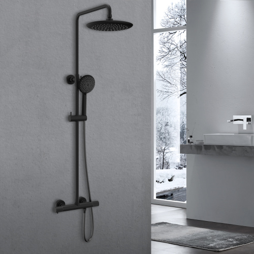 картинка Душевая стойка Desire VSFS-1D0TMB термостатическая, черный от магазина Сантехстрой