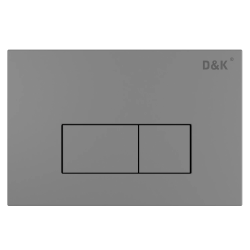 картинка Клавиша смыва D&K Rhein графит (арт.инсталл DI8050127) (DB1499006) от магазина Сантехстрой