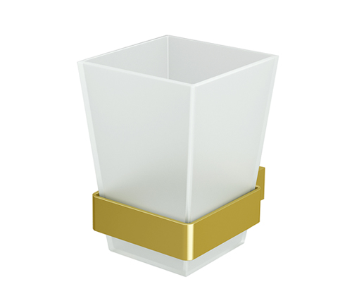 картинка Стакан для зубных щеток WasserKRAFT Sauer K-7928 Золото глянцевое от магазина Сантехстрой