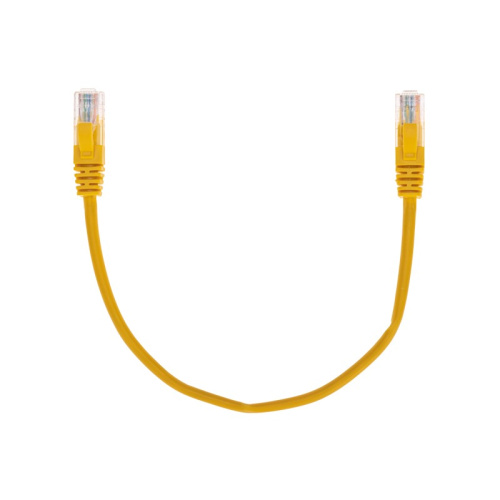 картинка Патч-корд U/UTP,  CAT 5e,  RJ45-RJ45, 26AWG, LSZH,  желтый,  0,3м REXANT от магазина Сантехстрой