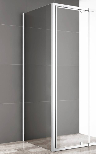 картинка Боковая стенка Cezares Crystal-S-100-FIX-C-Cr-L от магазина Сантехстрой