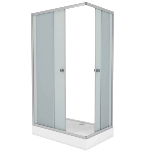 картинка Душ. уголок NG-129-14Q (1200х900х1950) низкий поддон(13см) стекло МАТОВОЕ 2 места от магазина Сантехстрой