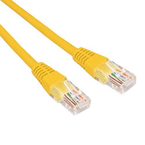картинка Патч-корд U/UTP CAT 6, RJ45-RJ45, 26AWG, LSZH,  желтый,  0.3м REXANT от магазина Сантехстрой