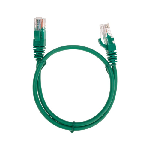 картинка Патч-корд U/UTP,  CAT 5e,  RJ45-RJ45, 26AWG, LSZH,  зеленый,  0,5м REXANT от магазина Сантехстрой