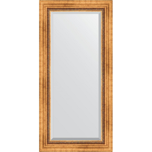 картинка Зеркало Evoform Exclusive 116х56 BY 3490 с фацетом в багетной раме - Римское золото 88 мм от магазина Сантехстрой