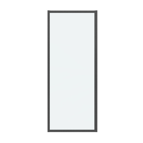 картинка Душевая перегородка 200.K33.02.80.42.00 Cosmo (80*195) графит сатин, стекло прозрачное, 1 место от магазина Сантехстрой