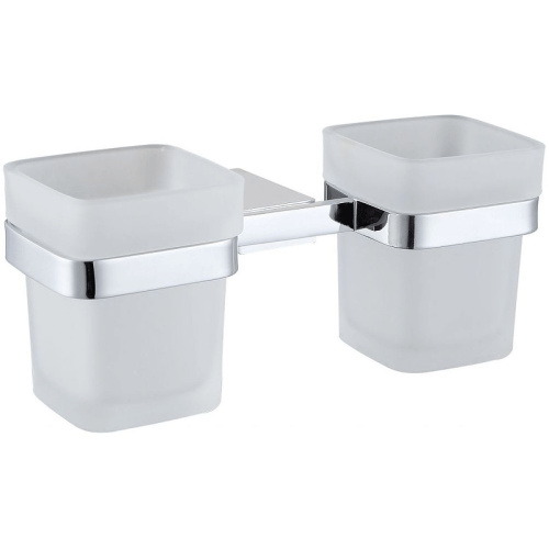 картинка Стакан для зубных щеток Allen Brau Infinity 6.21003-00 двойной Хром от магазина Сантехстрой