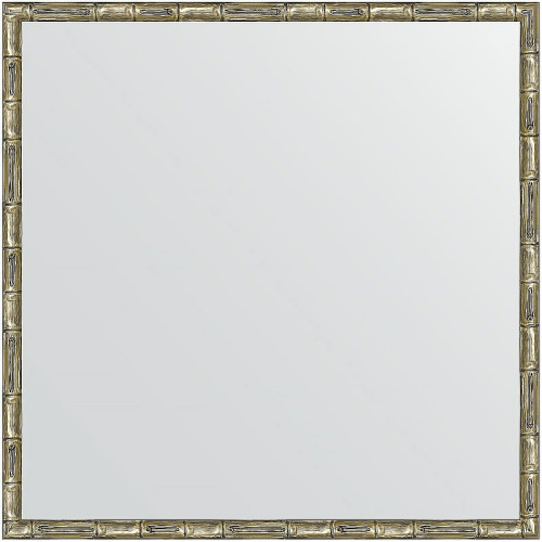 картинка Зеркало Evoform Definite 67х67 BY 0659 в багетной раме - Серебряный бамбук 24 мм от магазина Сантехстрой