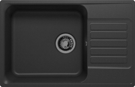 картинка Мойка кухонная Polygran  Quartz Bond 740, Уголь, арт.688315 от магазина Сантехстрой