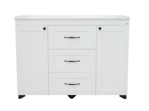 картинка Тумба с раковиной Дуэт 120 + раковина Misty EVVA 120 от магазина Сантехстрой