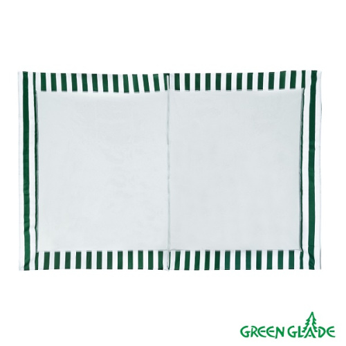 картинка Стенка для садового тента Green Glade 1,95х2,95м полиэстер с москитной сеткой зеленая от магазина Сантехстрой