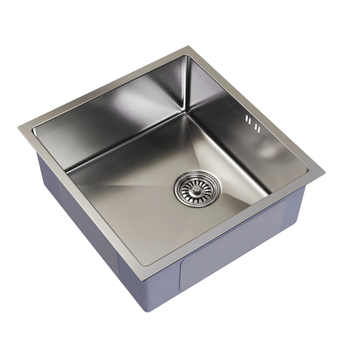 картинка Мойка подст.монтаж 45х42 (3,0) вып 3 1/2  MIXLINE PRO 20см с сифоном (сатин) (548564) от магазина Сантехстрой