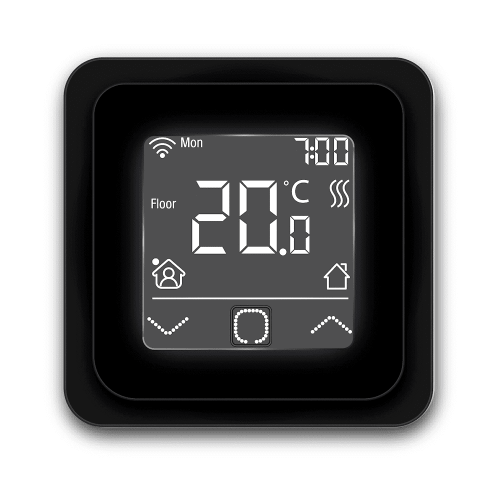 картинка Терморегулятор PRIMOCLIMA для теплого пола Intelligent, черный от магазина Сантехстрой