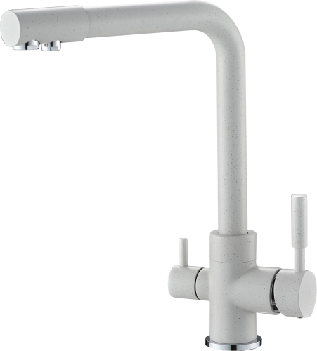 картинка смеситель для кухни savol s-l1801w белый