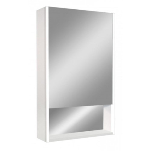 картинка Зеркало-шкаф Art&Max Foggia 60 AM-Fog-600-800-1D-R-DS-F-White правый белый от магазина Сантехстрой