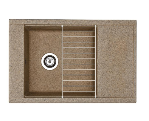 картинка Кухонная мойка AQUATON Делия 60, цвет терракотовый (1A715232LD270) от магазина Сантехстрой