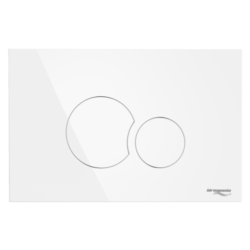 картинка Кнопка смыва IDROSPANIA BELEN 24.6хх15.8 для инсталляции, пластик, цвет Белый глянцевый (30360) от магазина Сантехстрой