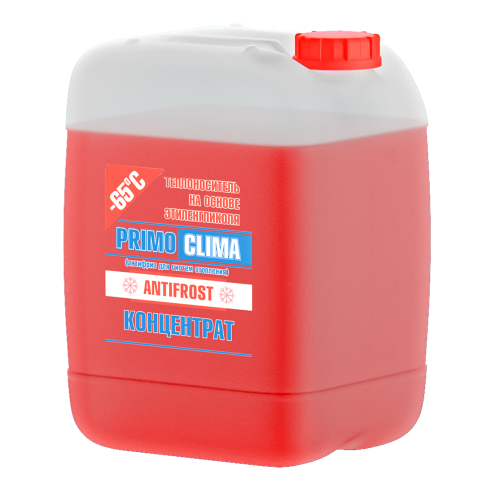 картинка Теплоноситель Primoclima Antifrost концентрат (Этиленгликоль) -65C 50 кг бочка (цвет красный) от магазина Сантехстрой