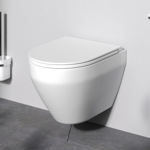 картинка Унитаз AM.PM Spirit V2.0 C701700SC подвесной с сиденьем Микролифт от магазина Сантехстрой