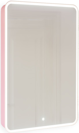 картинка Зеркальный шкаф 45,5х85,5 см розовой иней R Jorno Pastel Pas.03.46/PI от магазина Сантехстрой